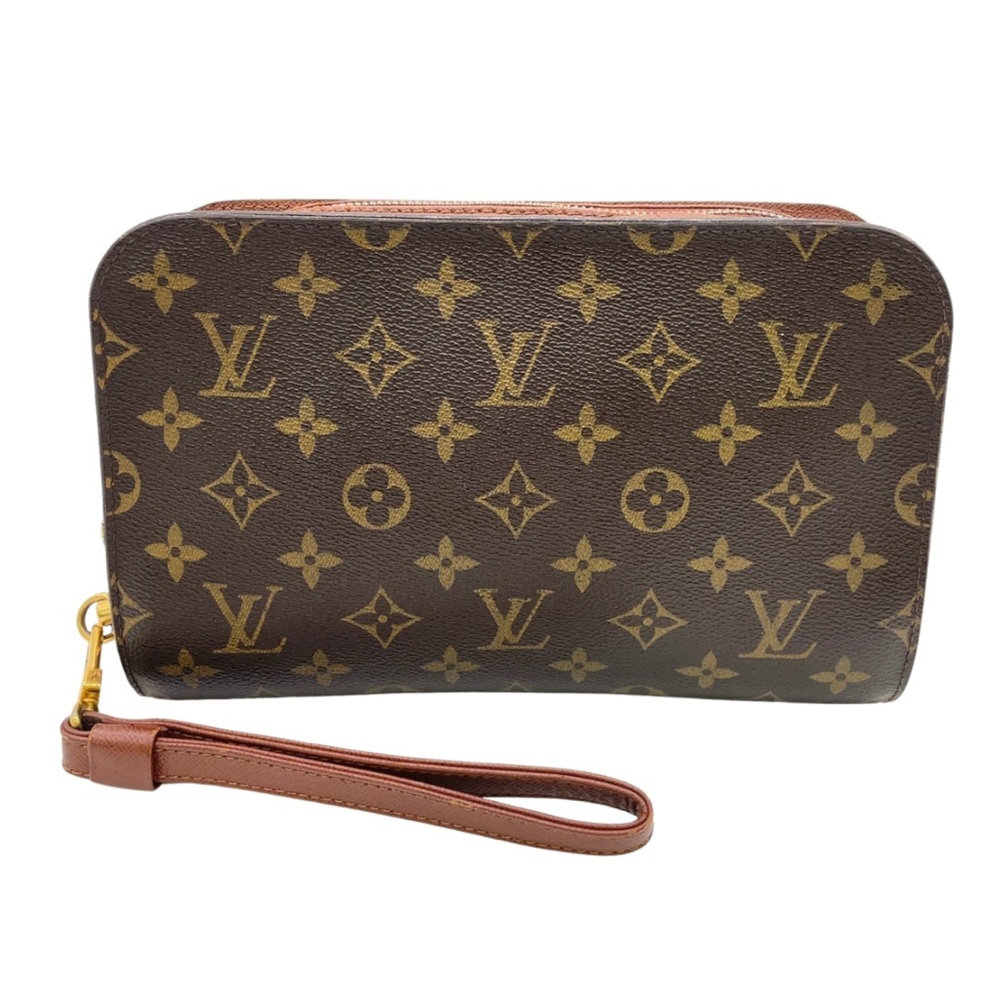 Louis Vuitton Brown Monogram Orsay Clutch